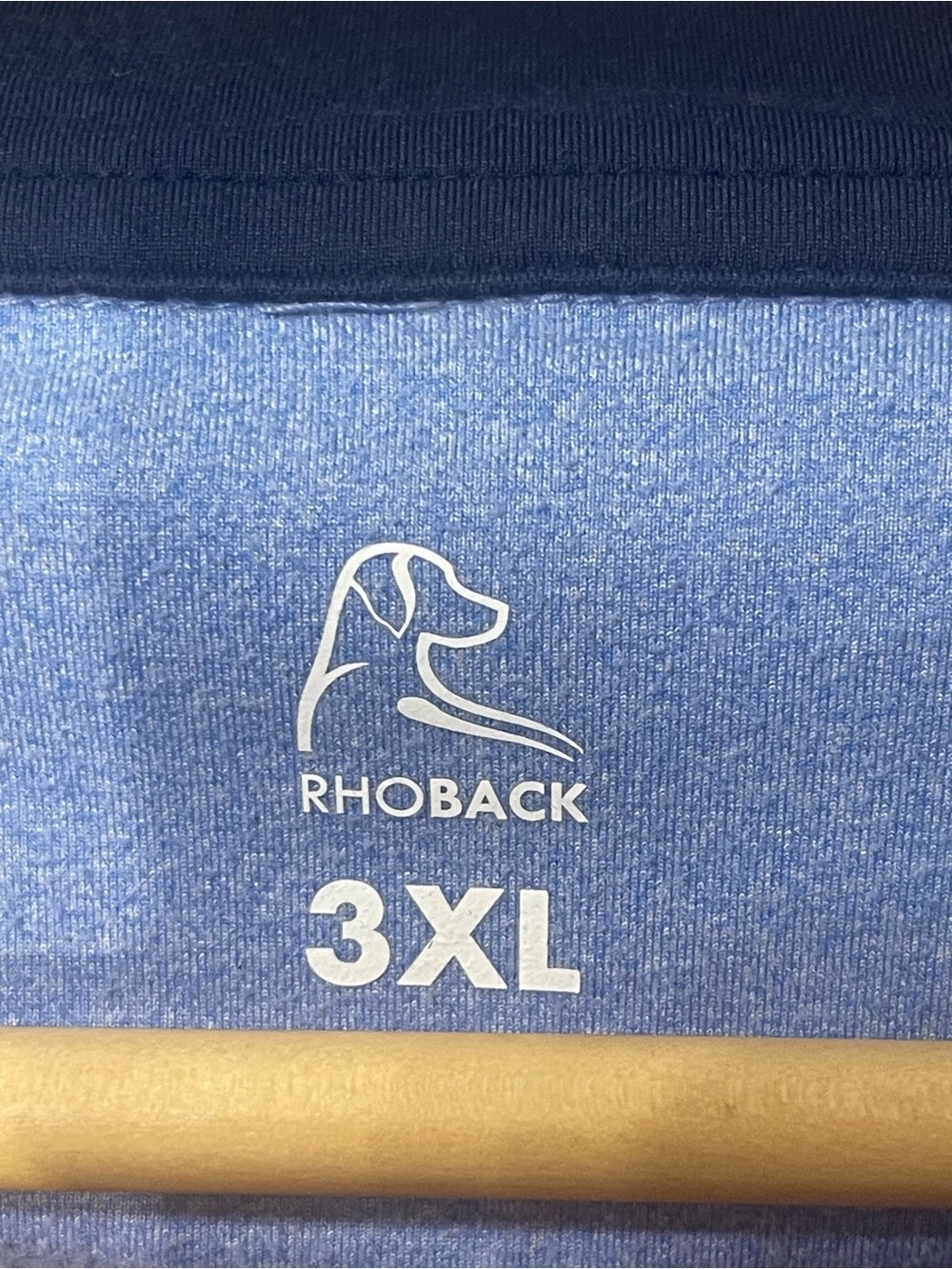 Rhoback Men's Heather Performance Quarter-Zip - Size 3XL - Picture 2 of 4